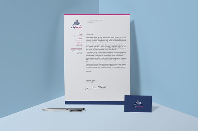 品牌VI设计办公文具印刷效果预览图素材库精选v2 Branding / Identity Mock-up插图(2)