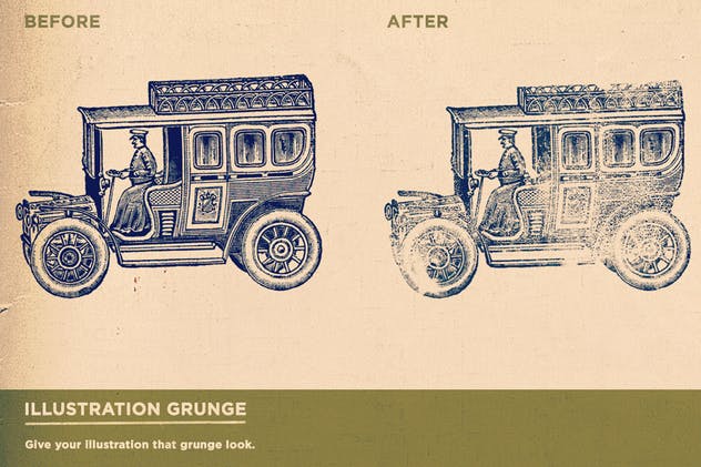 17款复古轧制油墨纹理套装II Rolled Ink II插图(4)
