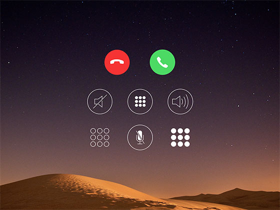 iOS Call Screen Icons素材之家精选sketch素材