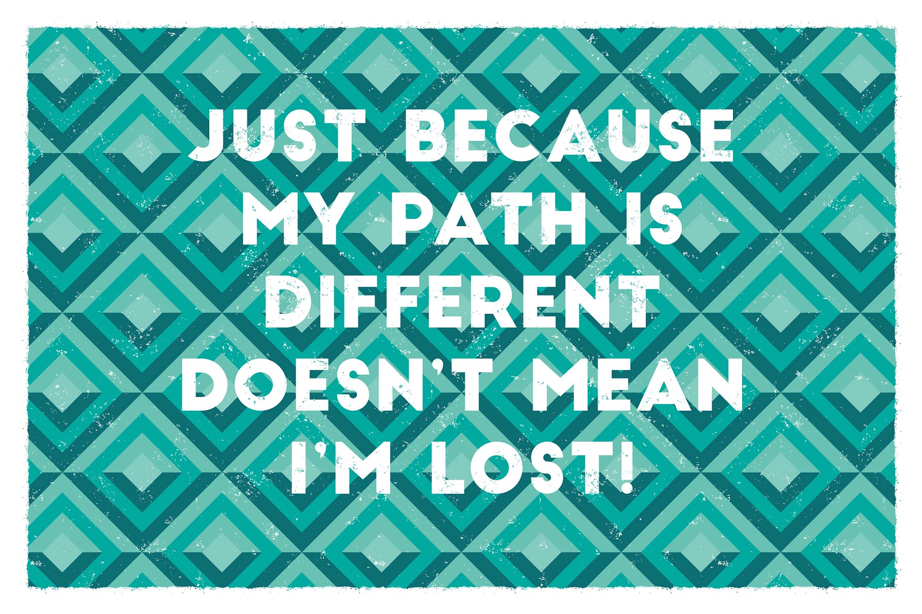 凌乱的墨水纹理和框架矢量素材下载 Poster Press Screen-Print Creator [ai]插图(7)