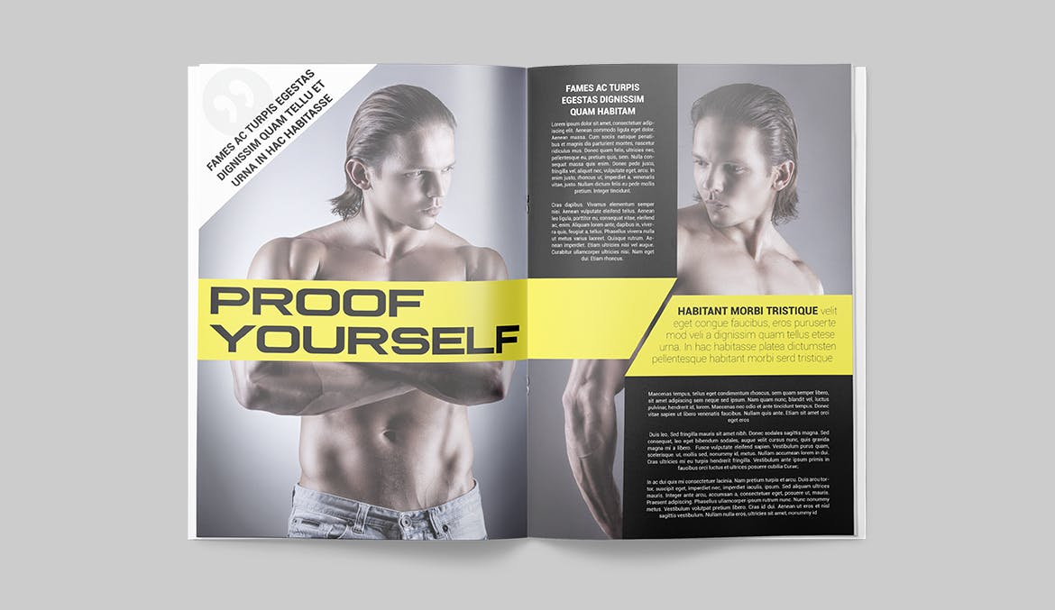 体育运动主题素材库精选杂志版式设计InDesign模板 Magazine Template插图(10)