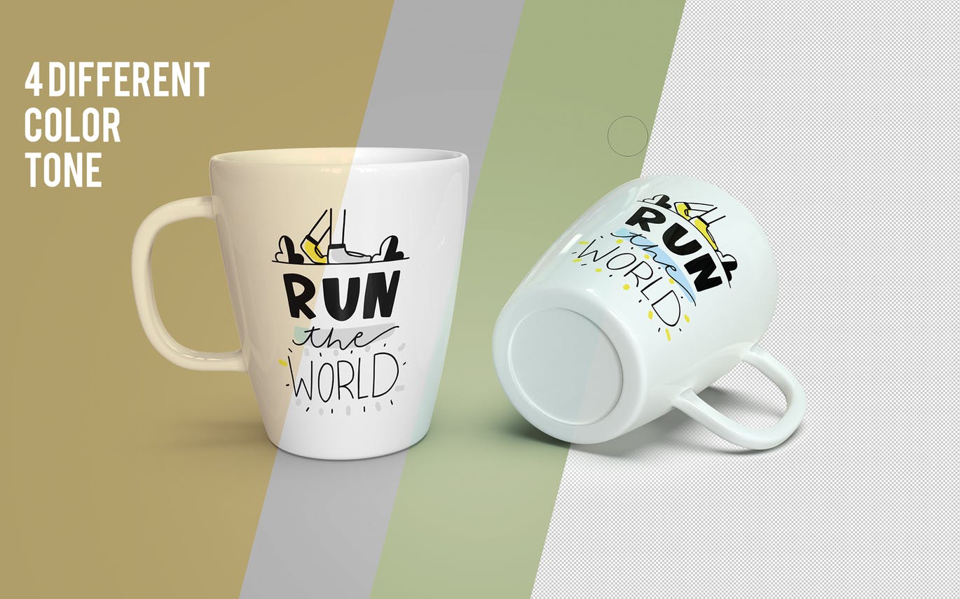 图案印花马克杯设计效果图素材库精选v3 Mug Mockup 3.0插图(10)