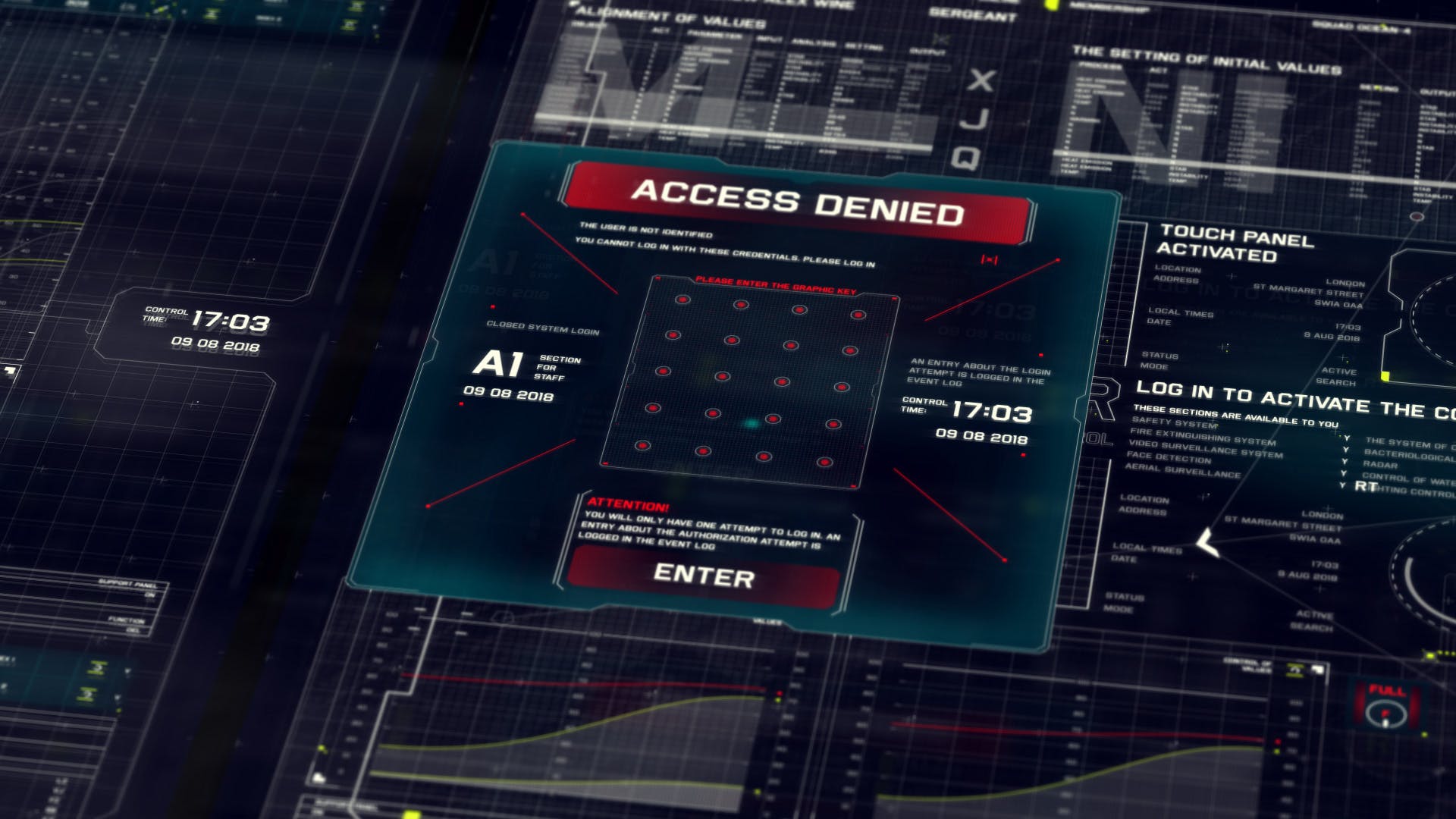 600+高科技HUD屏幕界面设计元素 600+ Sci-fi Interface HUD Elements插图(10)