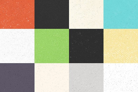 55款无缝噪点斑点污迹纹理图案 55 Seamless Subtle Grunge Patterns插图