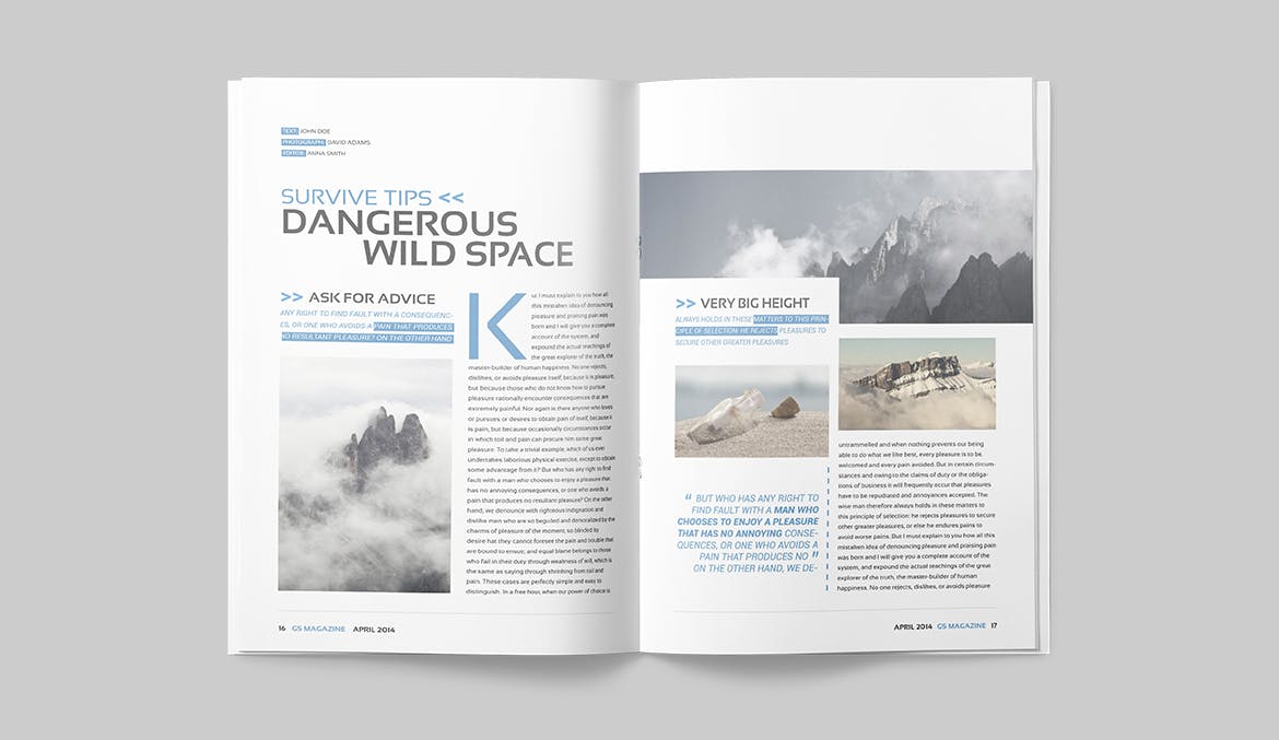 极限运动/体育赛事杂志设计模板 Magazine Template插图(8)