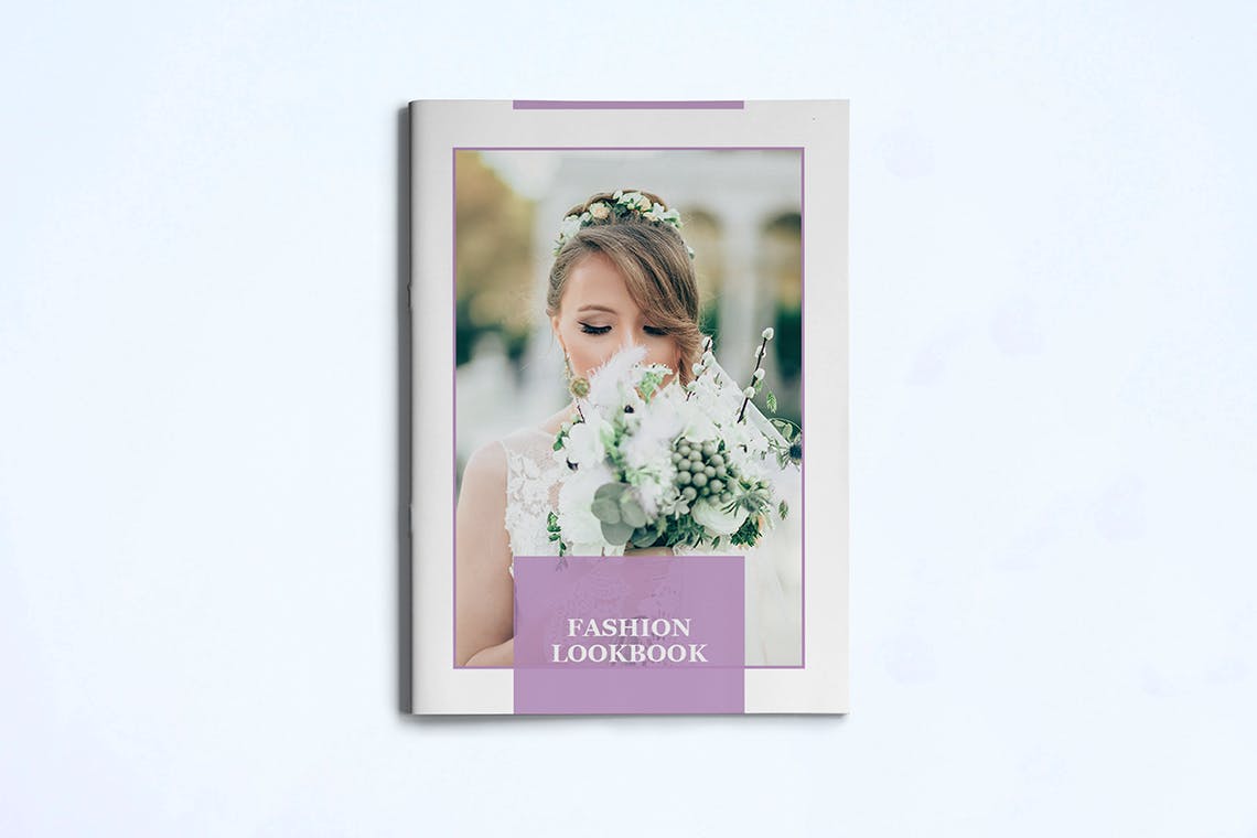 婚纱/女装服装品牌产品画册目录素材库精选Lookbook设计模板 Fashion Lookbook Template插图(2)