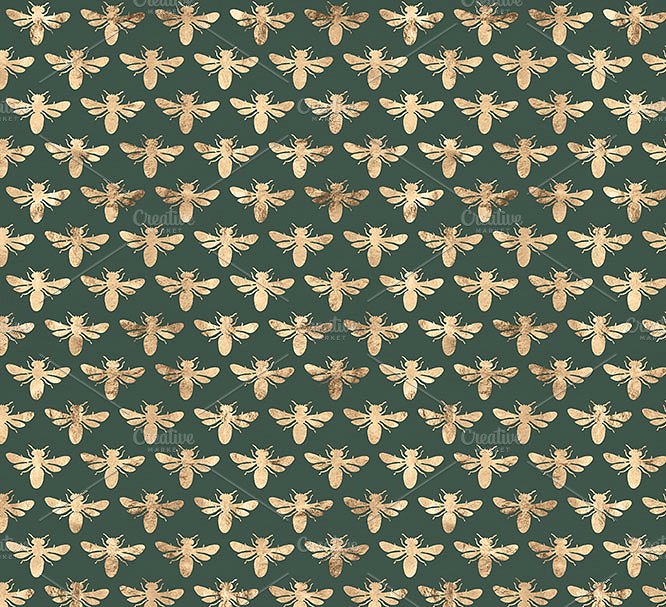 金色黄金假期主题图案纹理 Golden Holiday Season Patterns插图(3)