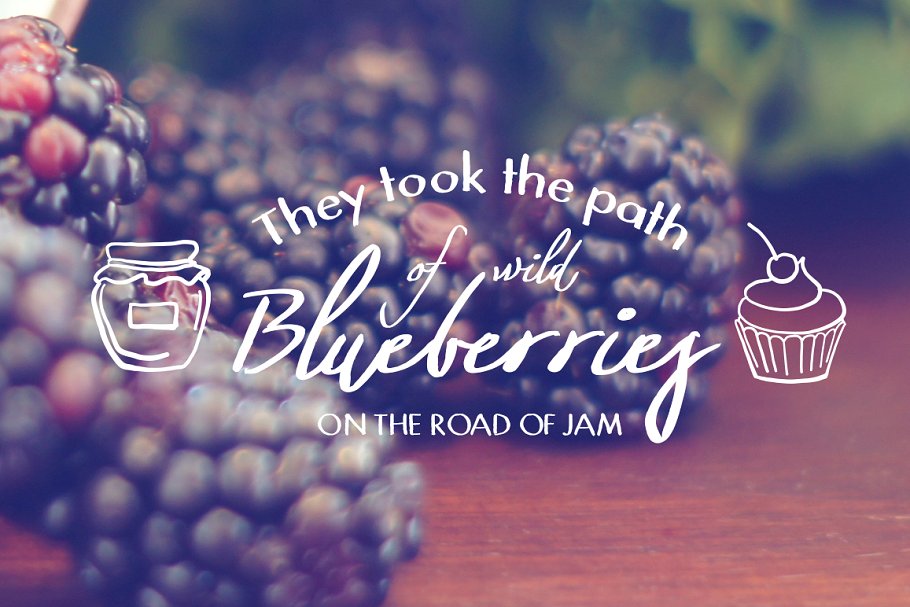 手绘字体+元素+Logo模板设计工具包 Storyland Font & Toolkit插图(18)