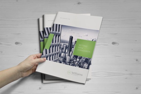 A4尺寸规格宣传册/目录封面设计样机素材库精选模板 A4 Brochure / Catalog Mock-Up