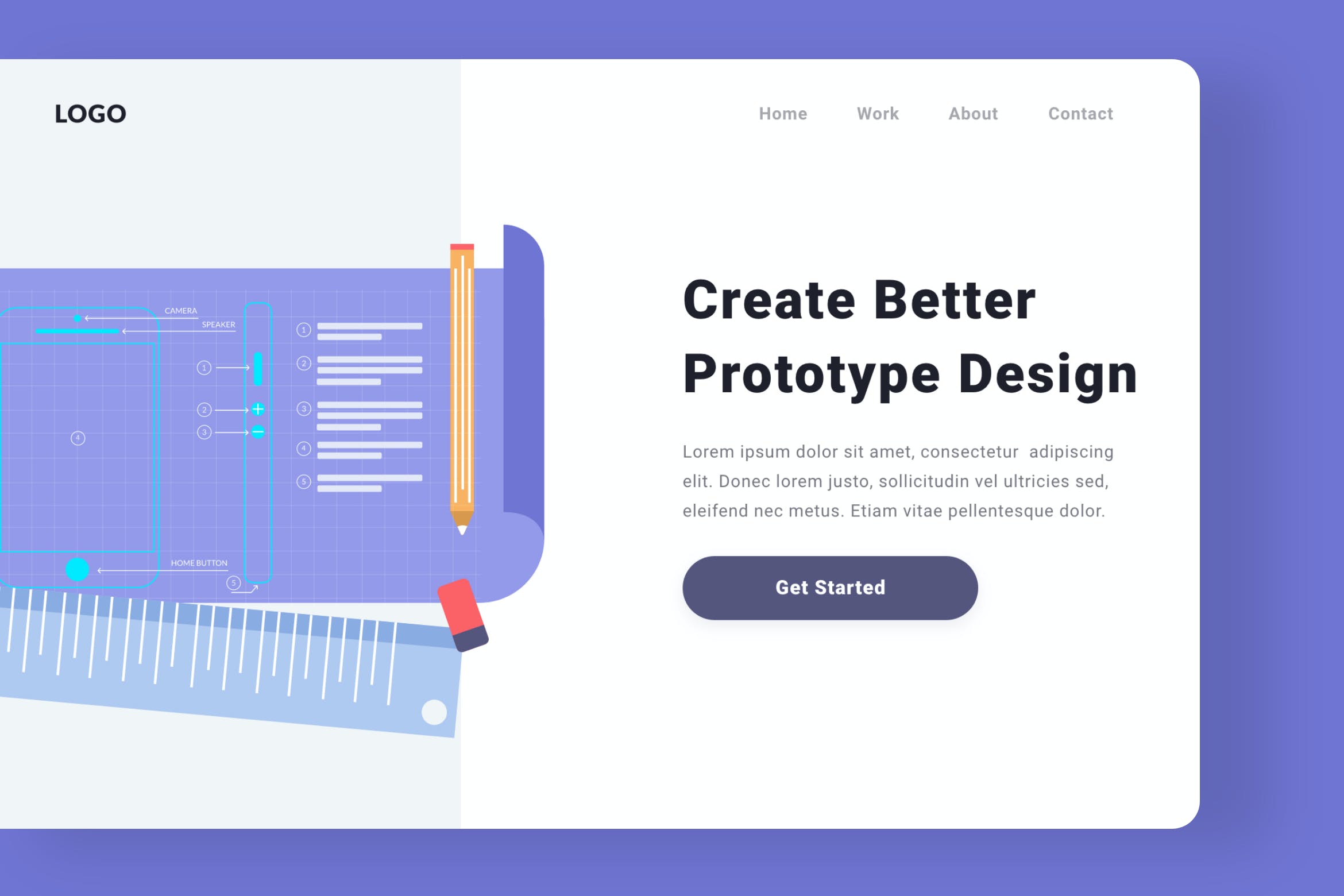原型设计主题网站设计矢量插画 Prototype Design插图