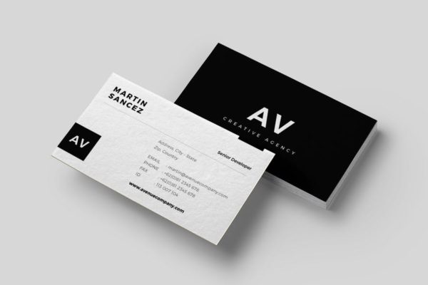 经典简约风企业名片设计模板下载 Business Card