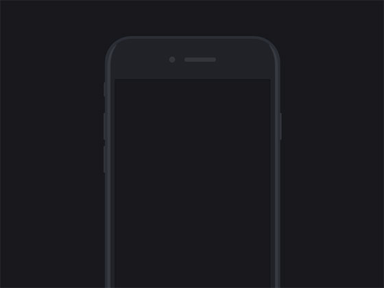 iPhone 7 扁平模型素材之家精选sketch素材