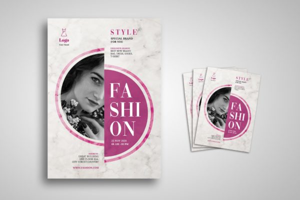 服装店铺促销海报传单素材库精选PSD模板 Fashion Flyer