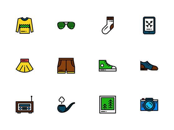 50 枚潮客元素图标素材之家精选sketch素材