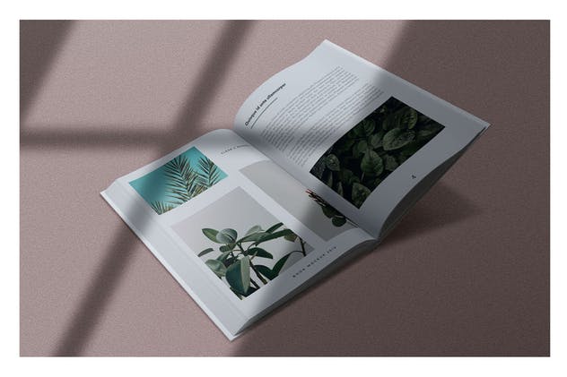 8款阴影效果精装图书封面内页设计样机模板 8 Shadow Book Mockups插图(4)