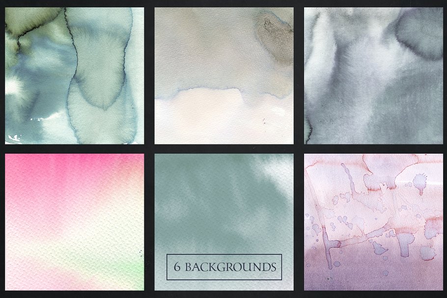 粉红牡丹水彩剪贴画合集 Pink Peony Watercolor Clip Art Set插图(8)