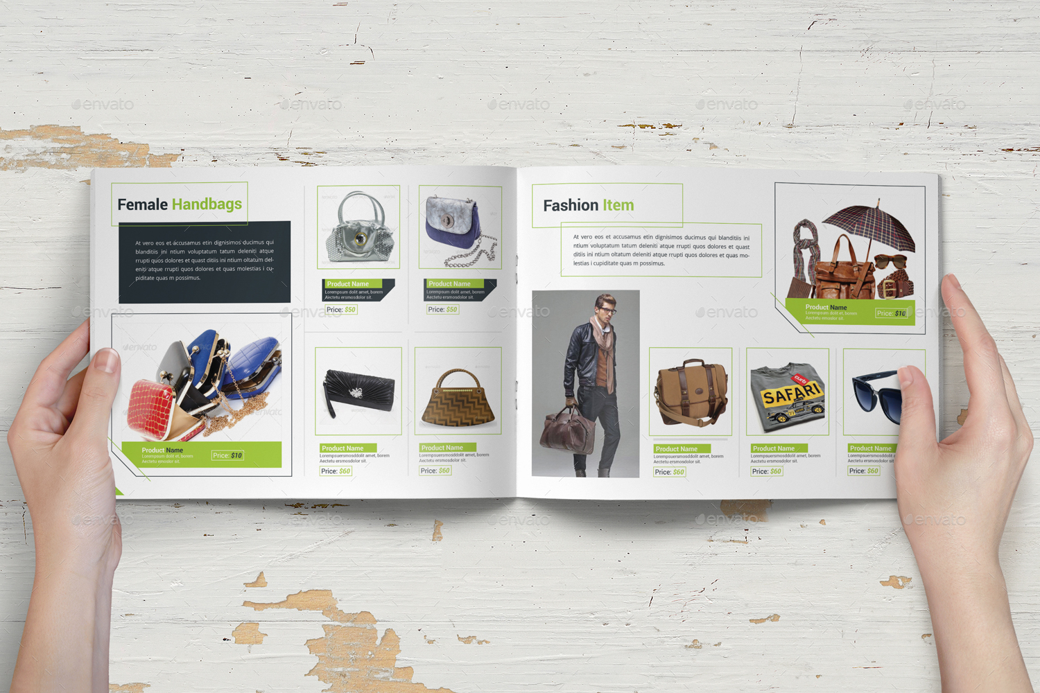 时尚极简的购物指南杂志模板下载[indd]插图(6)