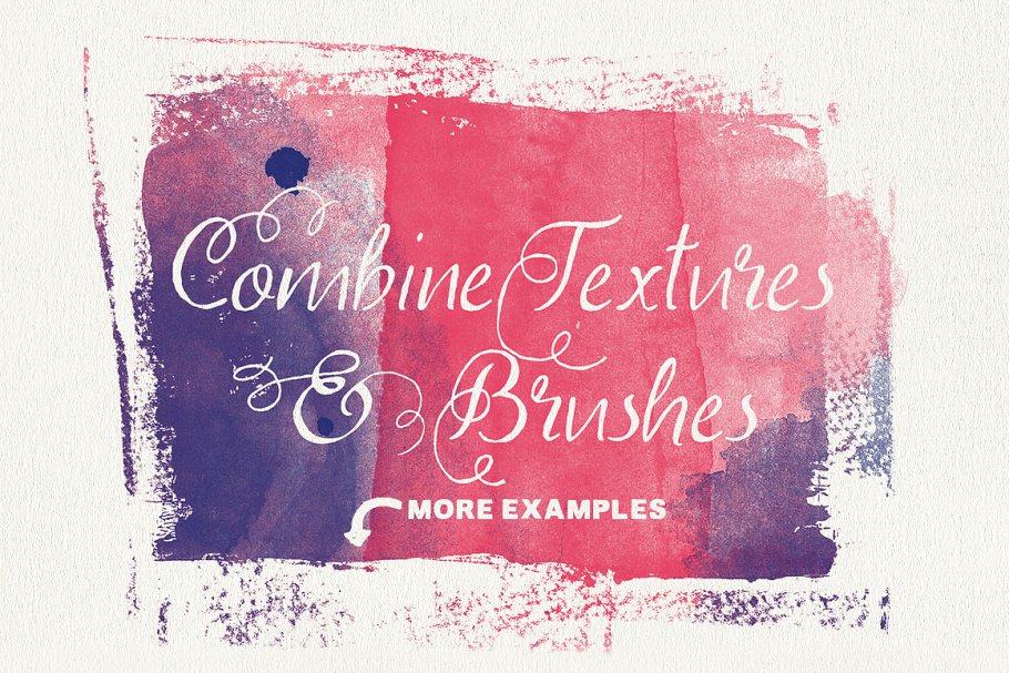 水彩笔画PS笔刷+水彩纹理 Watercolor Brushes + Bonus Textures!插图(3)