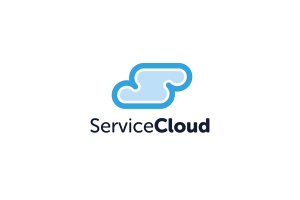 创意字母Logo模板系列之字母S云服务主题 Service Cloud S Letter Logo Template
