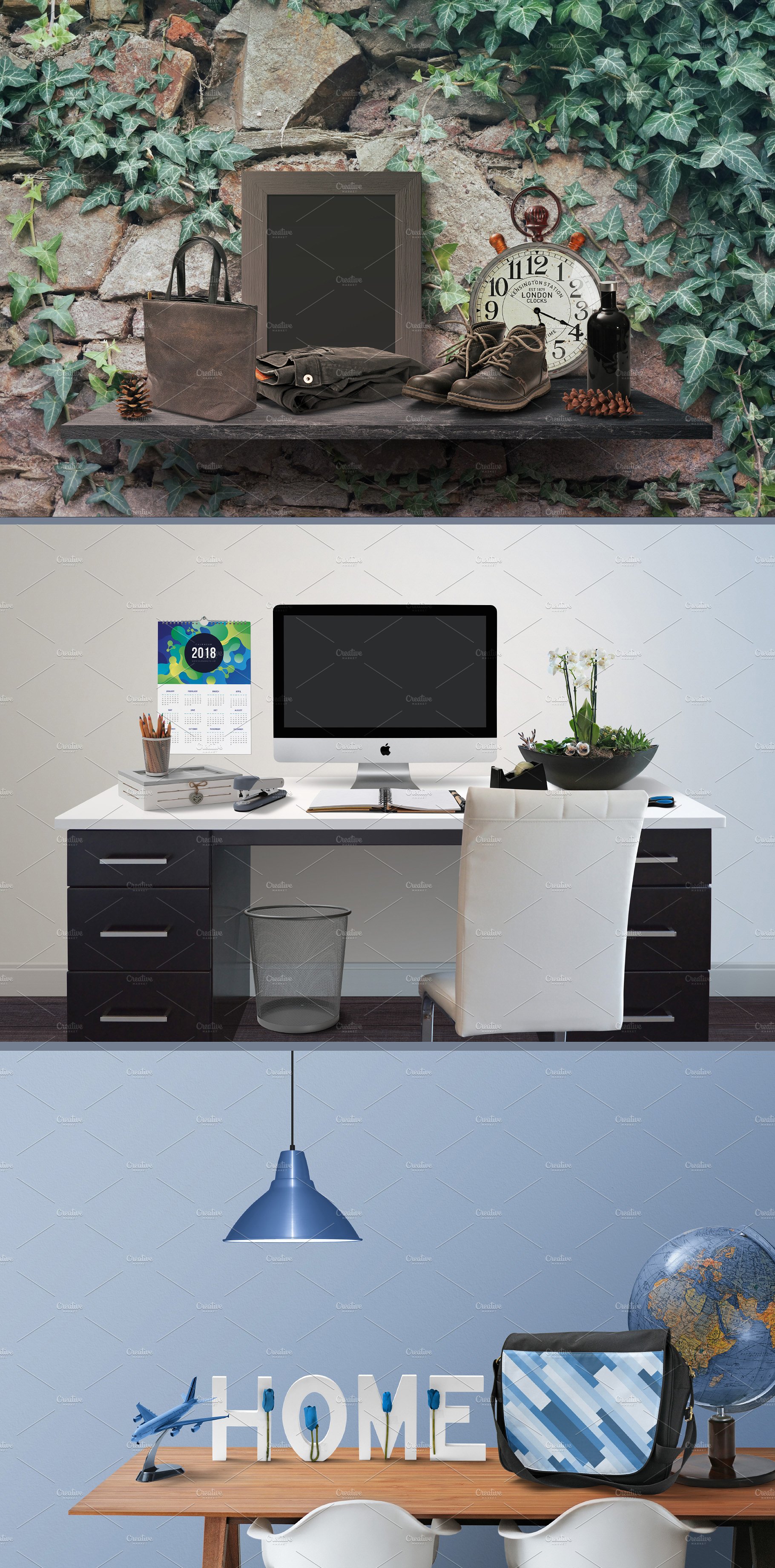 高品质的工作空间元素展示模型Mockup下载 2.24 GB [psd,png,jpg]插图(2)