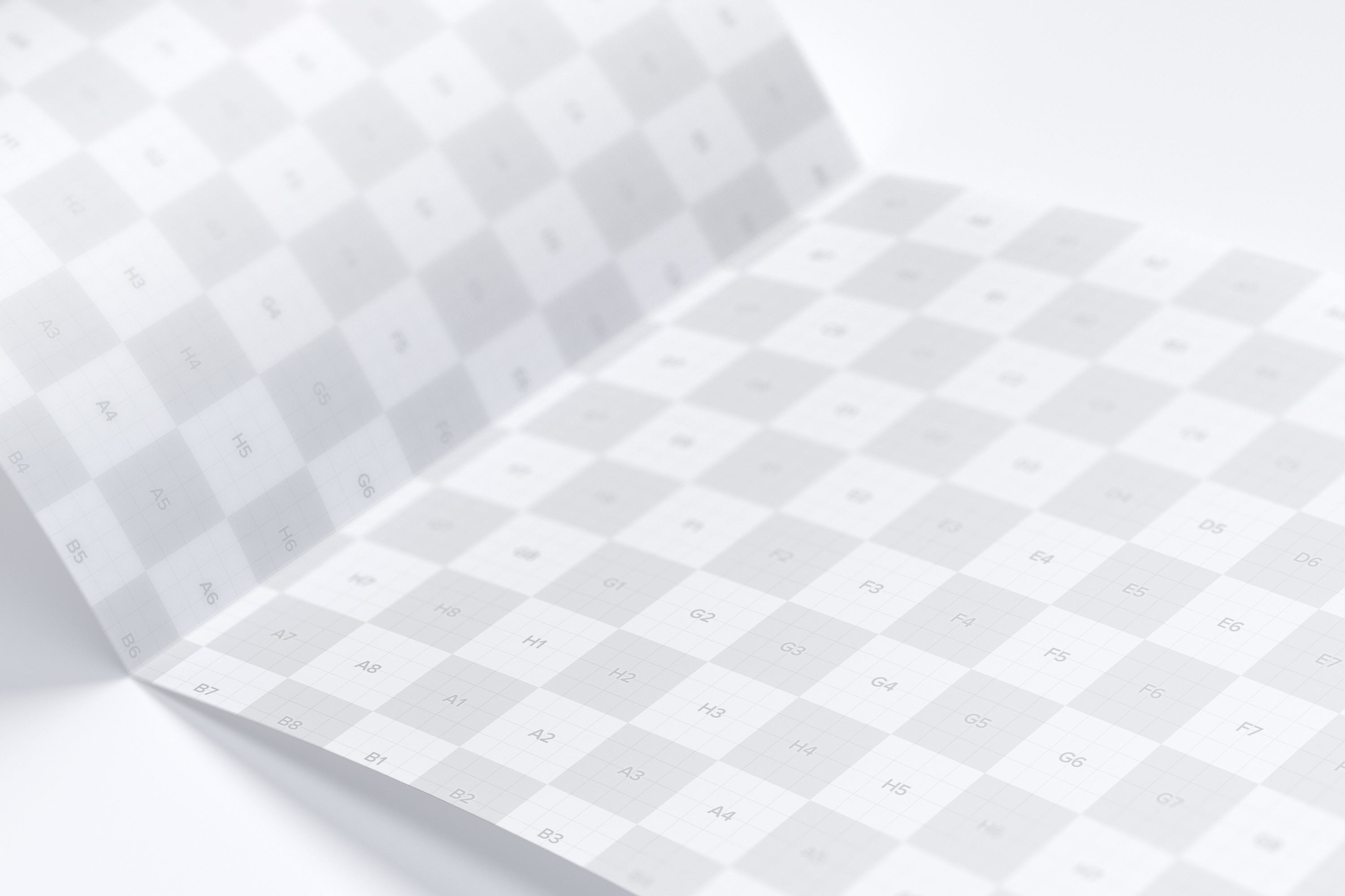 A4尺寸大小横向双折小册子传单设计样机模板05 A4 Landscape Bi Fold Brochure Mockup 05插图(2)