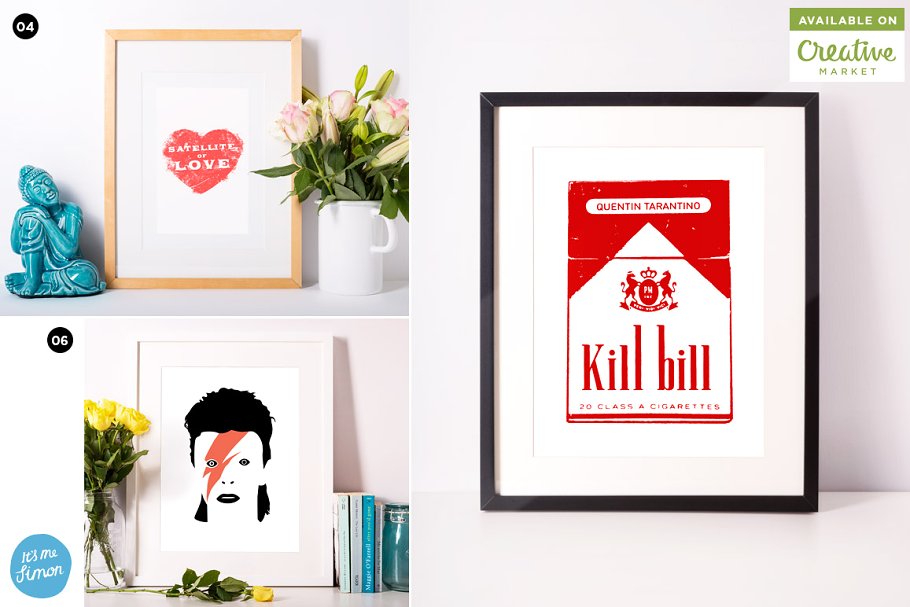 超级相框相片展示样机模板合集 Photo frame mockup collection pack插图(1)