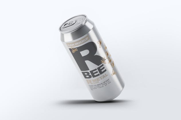 啤酒易拉罐外观包装设计样机模板 Beer Can Mock-Up插图(6)
