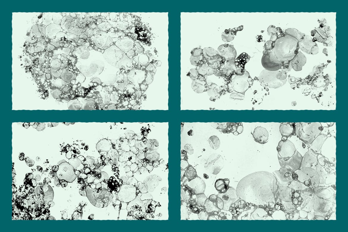 16款气泡纹理矢量背景素材 Bubble Texture Pack Background插图(2)