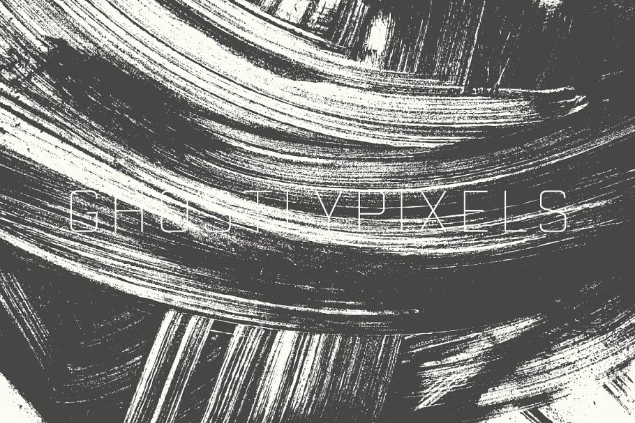 独特手绘波纹抽象纹理合集 Painted Wave Textures插图(2)