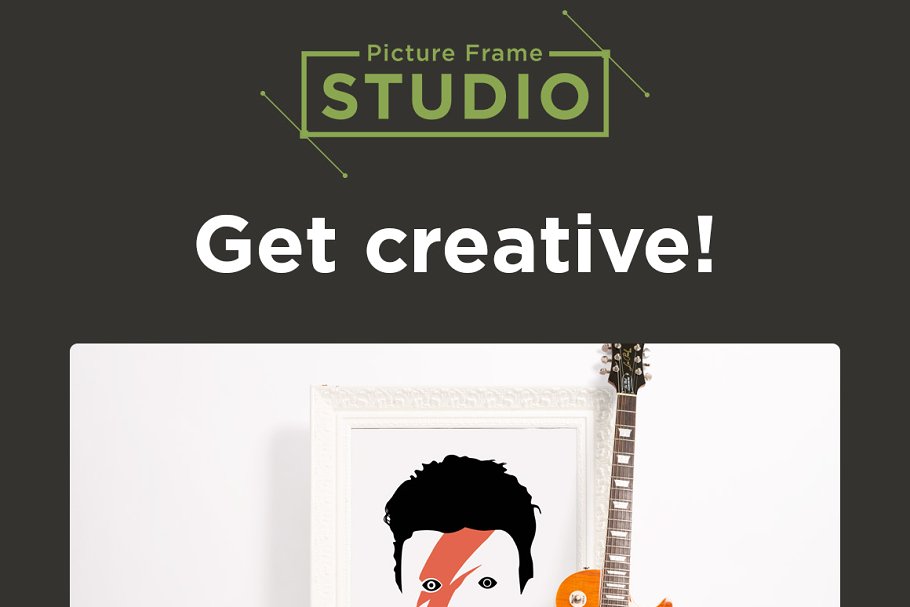 艺术作品油画照片框样机模板 Picture Frame Studio mockup creator插图(3)