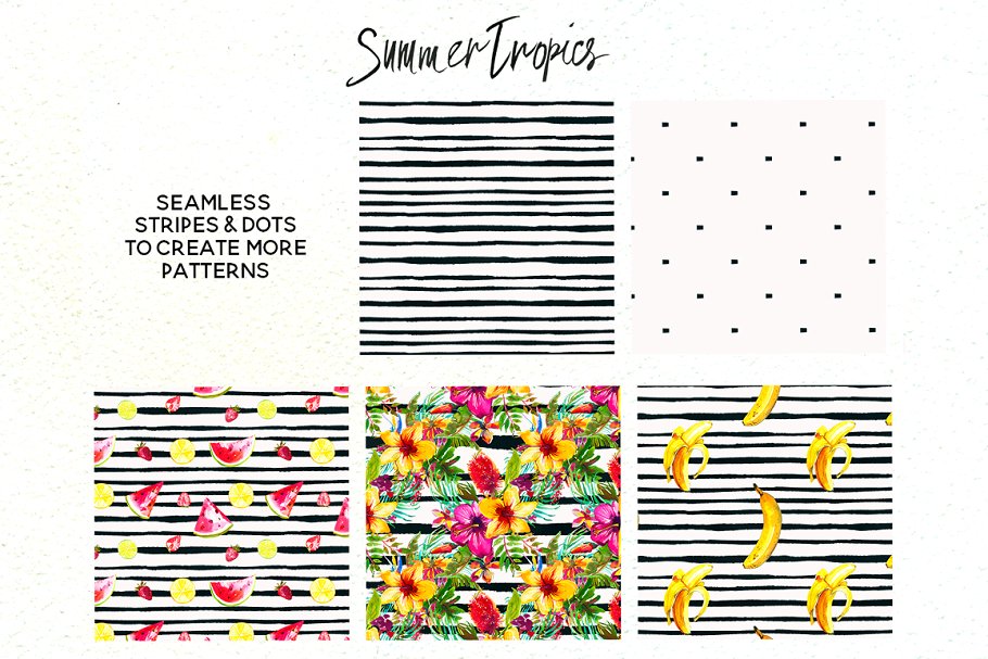 热带水彩花卉超级素材包[1.92GB] Tropic Watercolor Flowers & Animals插图(12)