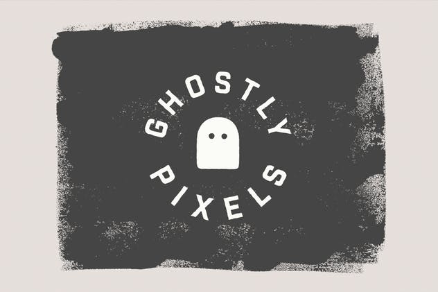 高分辨率滚墨矢量纹理复古做旧设计素材 Rolled Ink Textures插图(6)