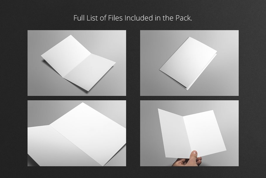 邀请函/贺卡样机模板 Invitation / Greeting Card Mock-Up插图(4)