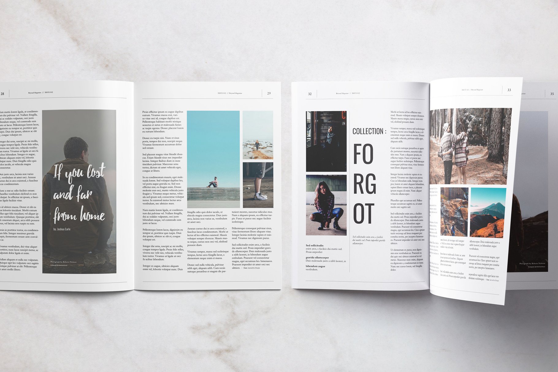 旅行摄影社交主题杂志模板 Beyond Magazine插图(6)