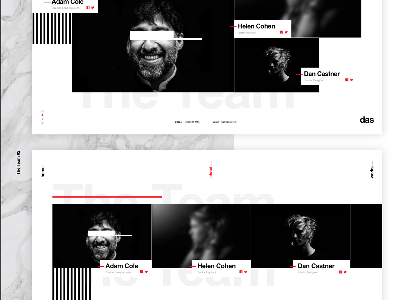 现代建筑艺术感的个性网页主题模版下载[for Sketch]插图(6)