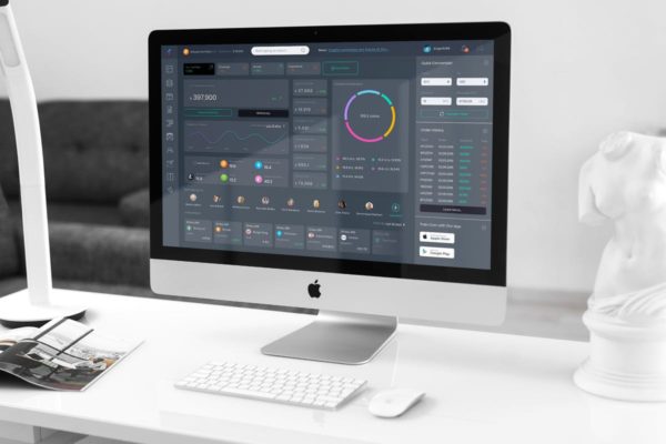 加密货币交易市场后台管理界面UI模板 Admin Dashboard Crypto Wallet Ui kit – B