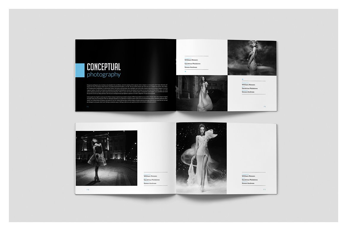 极具品味的一组摄影作品画册杂志模板插图(4)