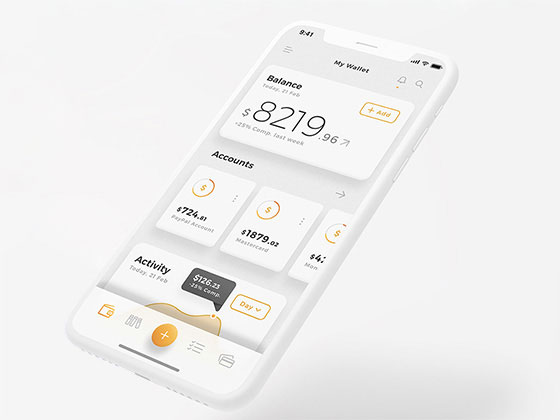 Aurelia 钱包应用界面素材之家精选sketch素材