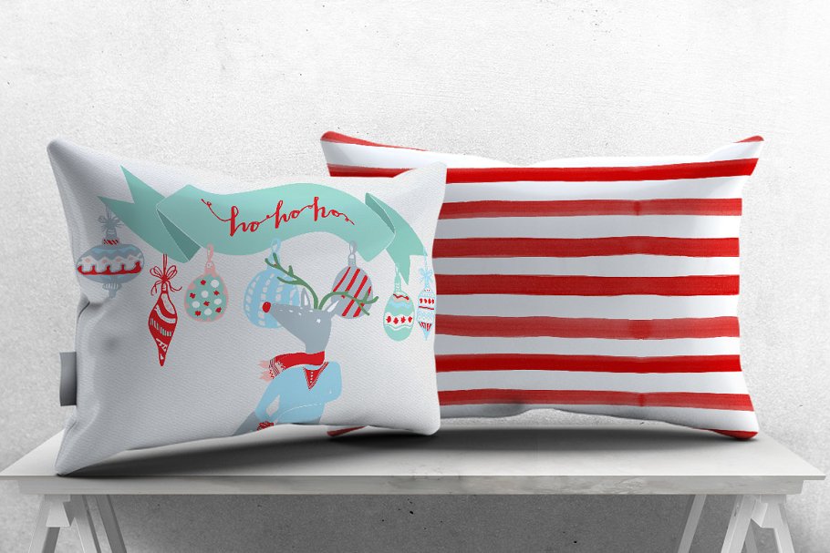 圣诞节手绘插画设计素材 Merry and Bright Christmas Clipart插图(4)