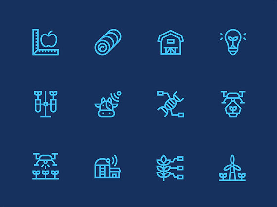 50 枚智能农场元素图标素材之家精选sketch素材