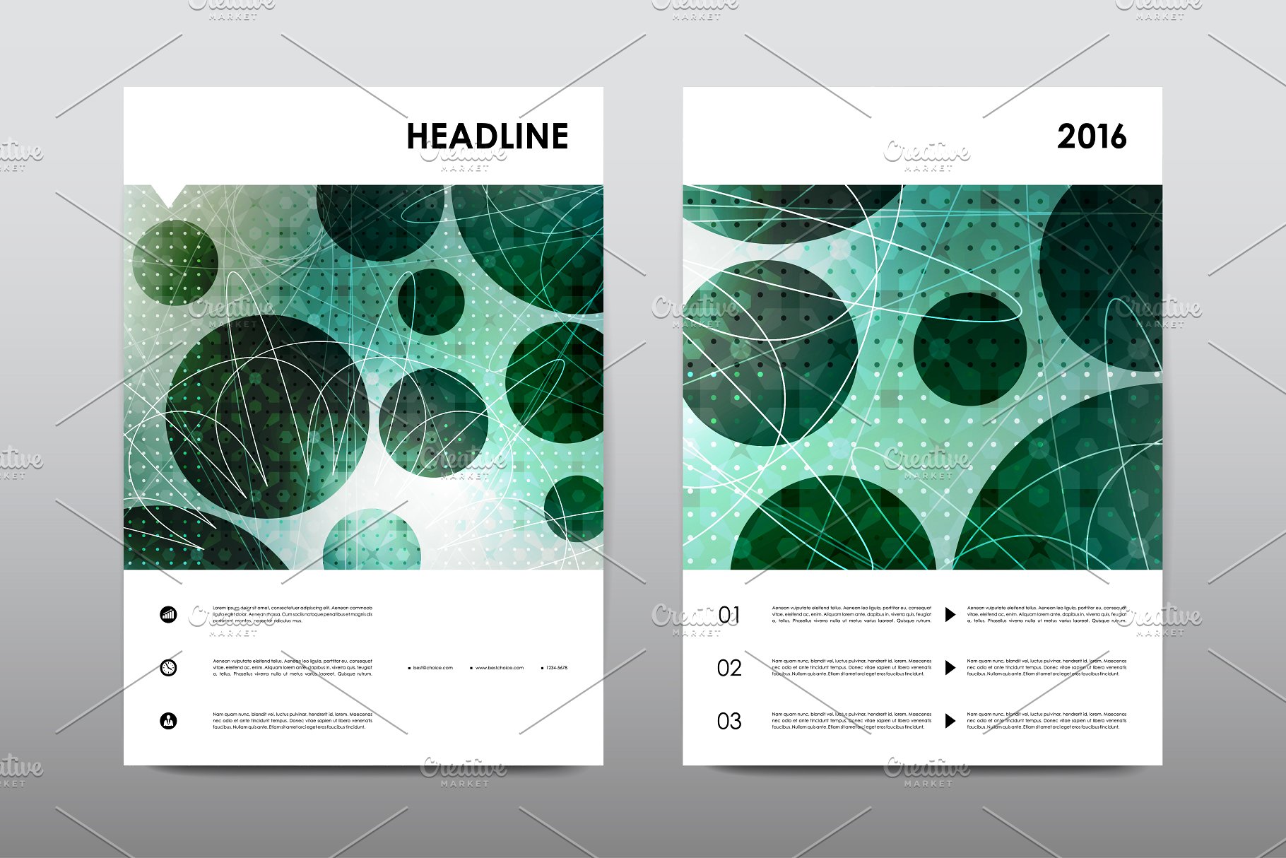 50+企业画册模板合集 50+ Business Brochures Bundle插图(2)