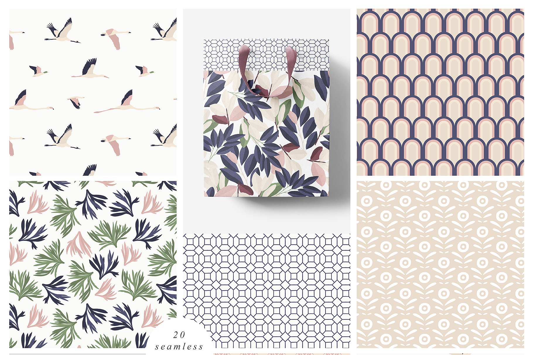 花家集-浪漫主题水彩设计素材包 Maison de Fleurs Collection插图(7)