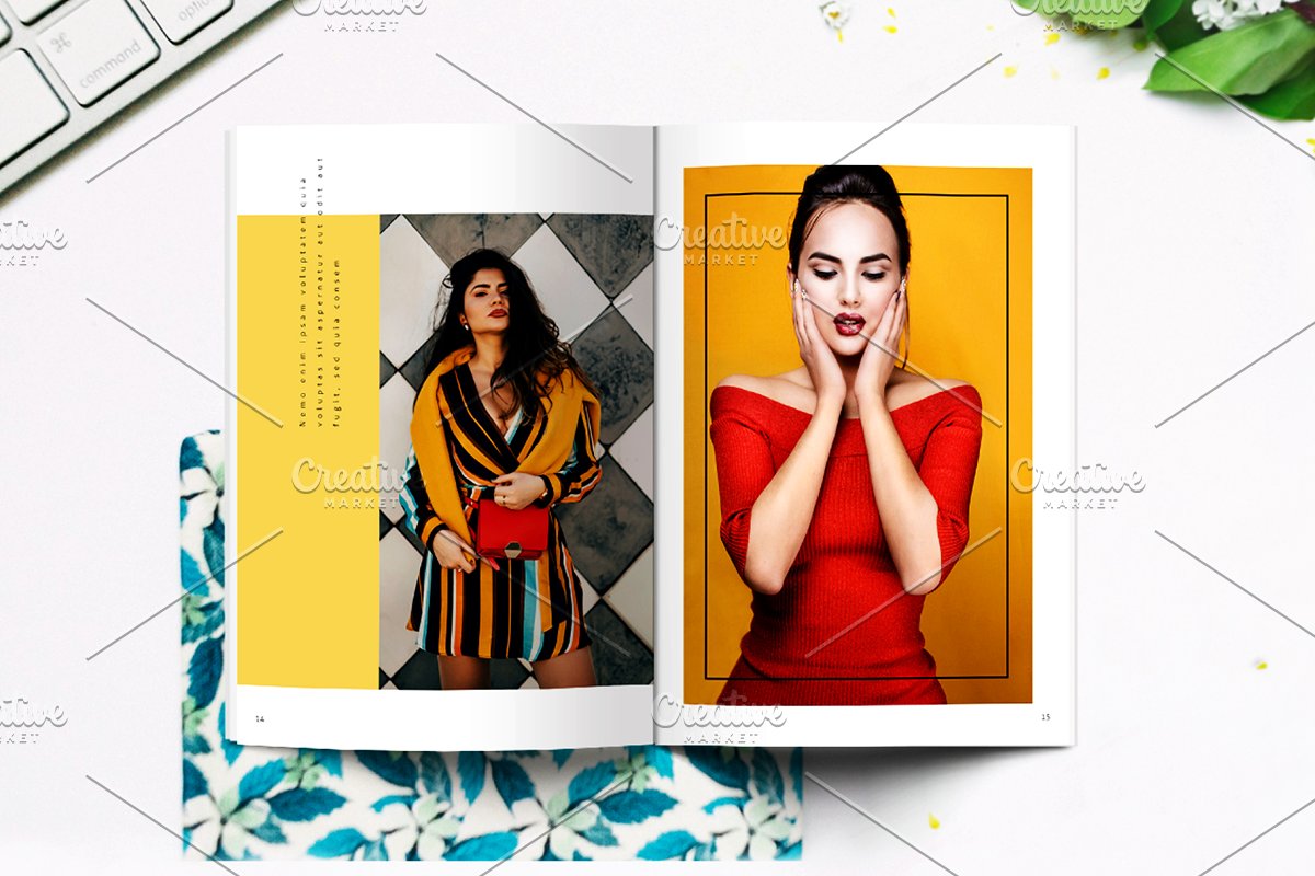 时尚摄影生活杂志设计模板插图(4)