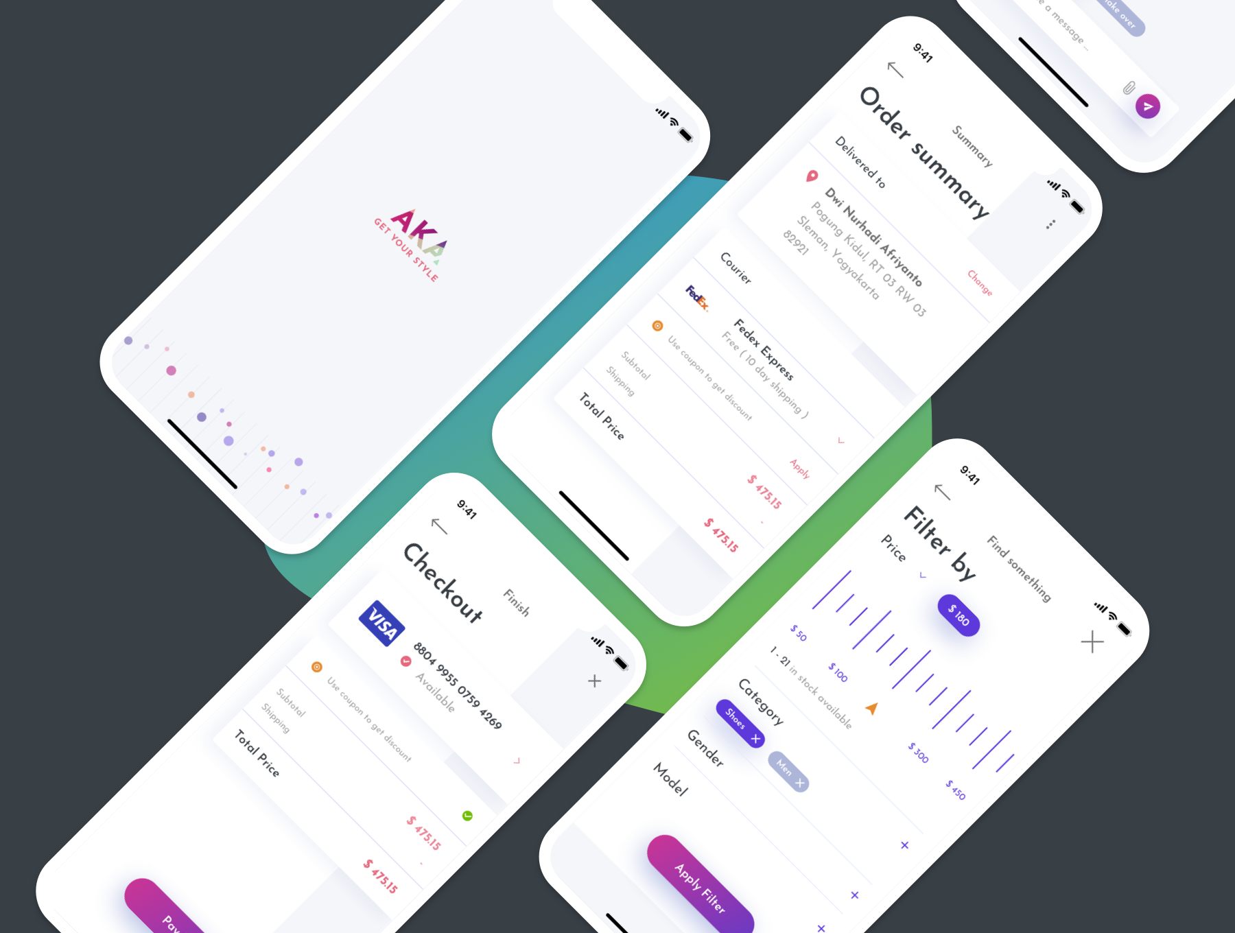 素材库下午茶：个性电商APP UI KIT套装模板下载[Sketch]插图(2)