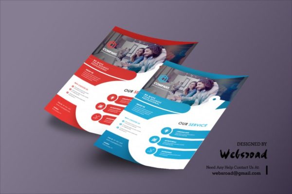 大型咨询企业宣传海报设计模板 Business Flyer Template