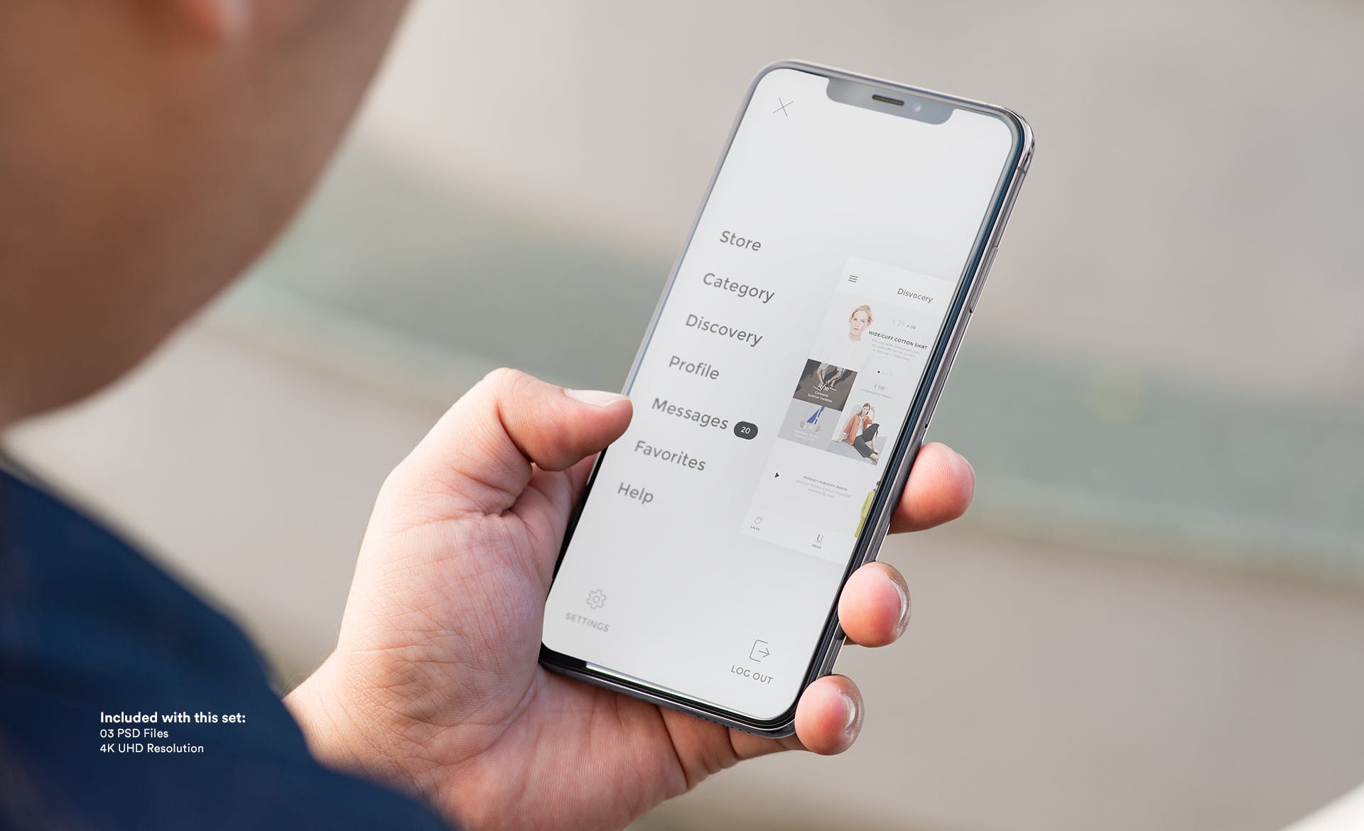 手持iPhone 11手机屏幕演示素材库精选样机模板 iPhone 11 Mockups插图(1)