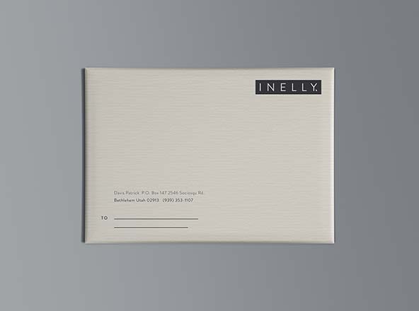 高级信封外观设计效果图样机模板 Paper Packaging Mockup