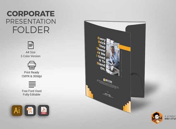 画册演示稿封面模版下载[ai,eps]