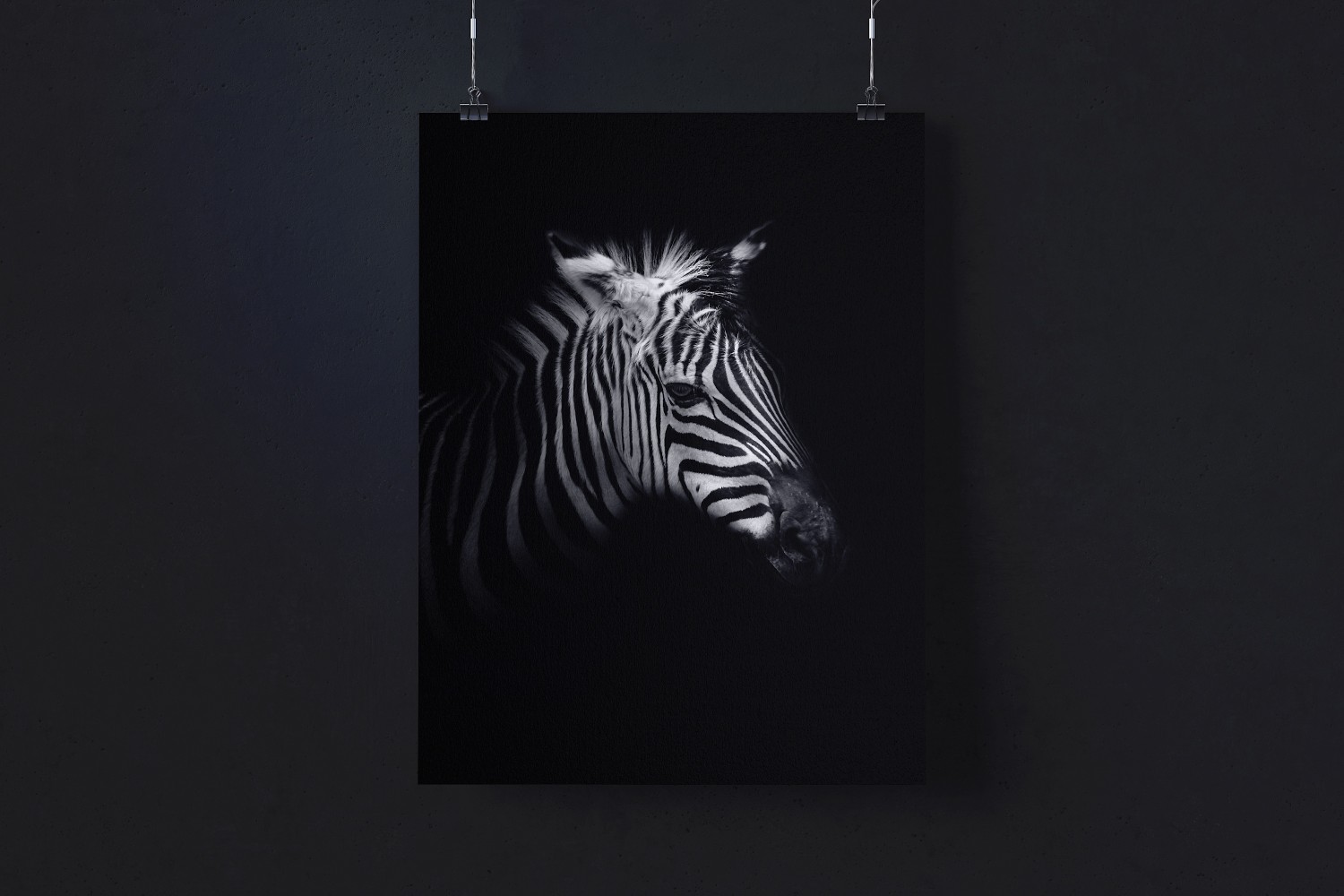 3:4比例艺术作品展示画框样机素材库精选模板 3:4 Portrait hanging poster mockup插图(4)