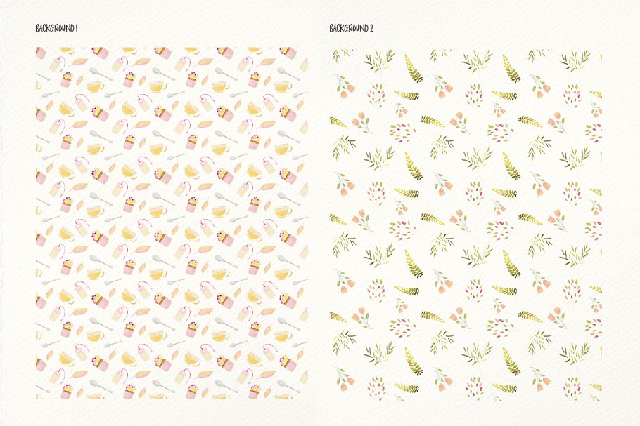 清新淡雅风格水彩花卉插画素材 Sunday’s Flowers插图(3)